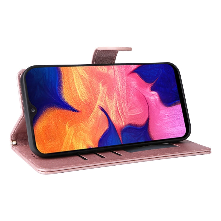 For Samsung Galaxy A10 Diamond Lattice Leather Flip Phone Case