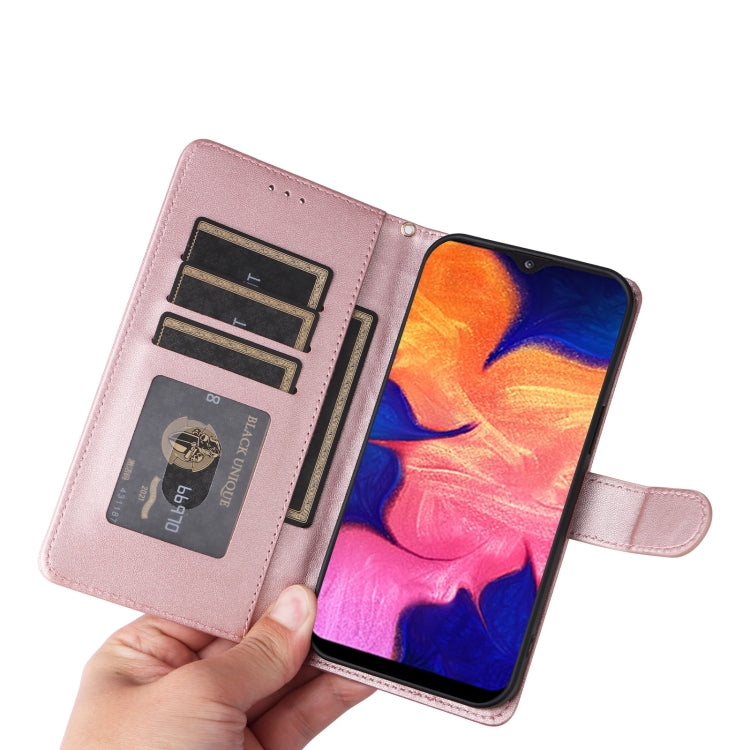 For Samsung Galaxy A10 Diamond Lattice Leather Flip Phone Case