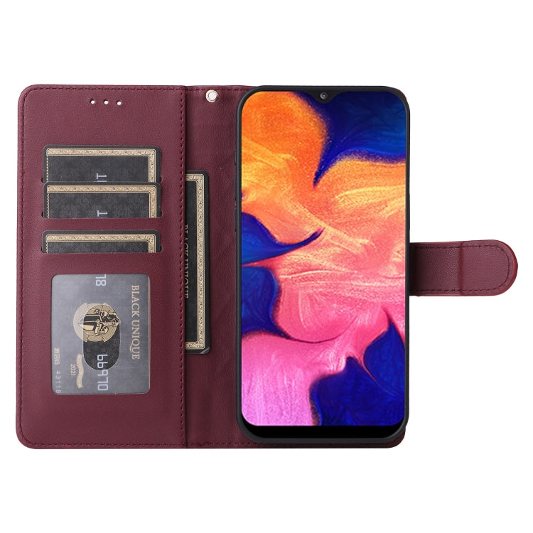 For Samsung Galaxy A10 Diamond Lattice Leather Flip Phone Case