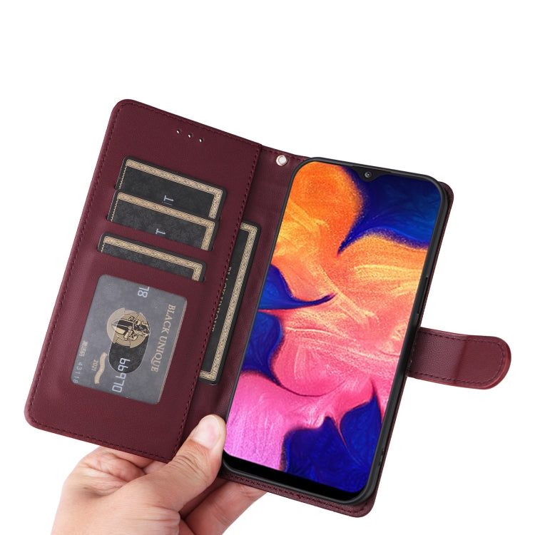 For Samsung Galaxy A10 Diamond Lattice Leather Flip Phone Case