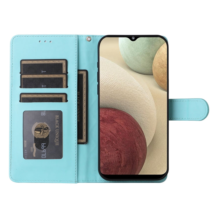 For Samsung Galaxy A12 / M12 Diamond Lattice Leather Flip Phone Case