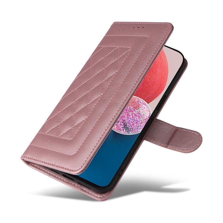 For Samsung Galaxy A13 5G / 4G Diamond Lattice Leather Flip Phone Case