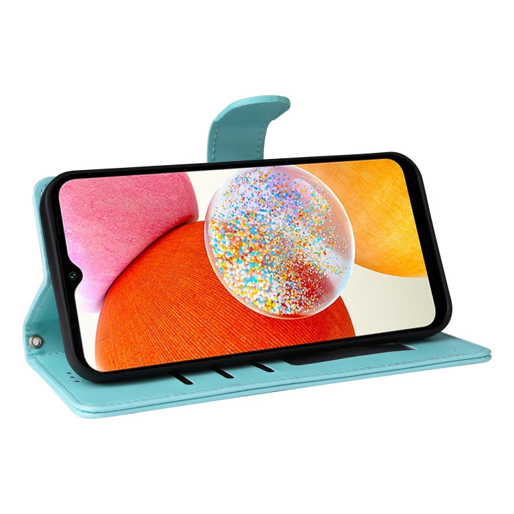 For Samsung Galaxy A14 5G / 4G Diamond Lattice Leather Flip Phone Case