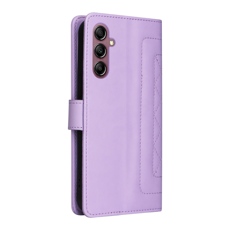 For Samsung Galaxy A14 5G / 4G Diamond Lattice Leather Flip Phone Case