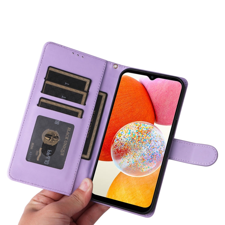 For Samsung Galaxy A14 5G / 4G Diamond Lattice Leather Flip Phone Case