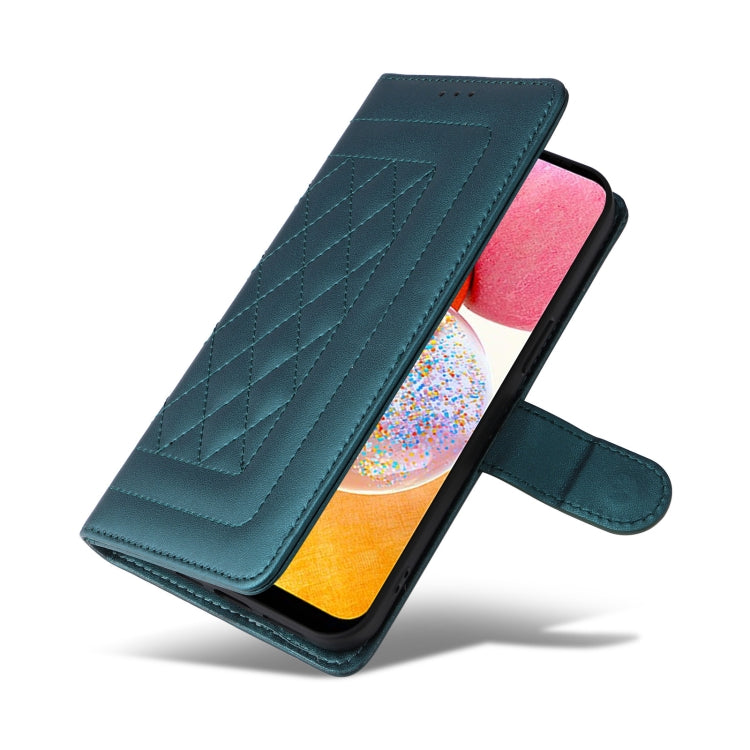 For Samsung Galaxy A14 5G / 4G Diamond Lattice Leather Flip Phone Case
