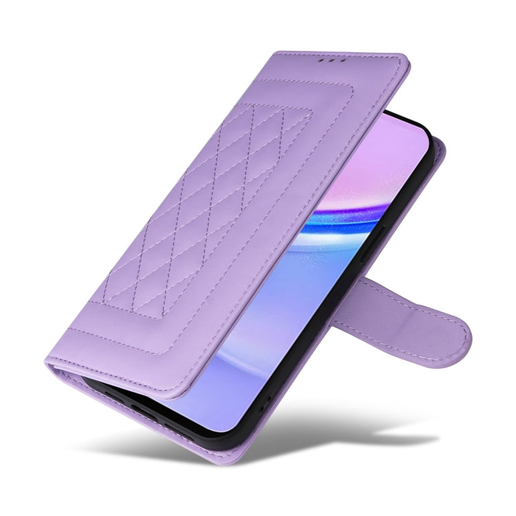 For Samsung Galaxy A15 5G / 4G Diamond Lattice Leather Flip Phone Case