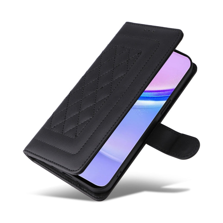 For Samsung Galaxy A15 5G / 4G Diamond Lattice Leather Flip Phone Case