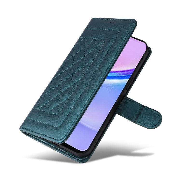 For Samsung Galaxy A15 5G / 4G Diamond Lattice Leather Flip Phone Case