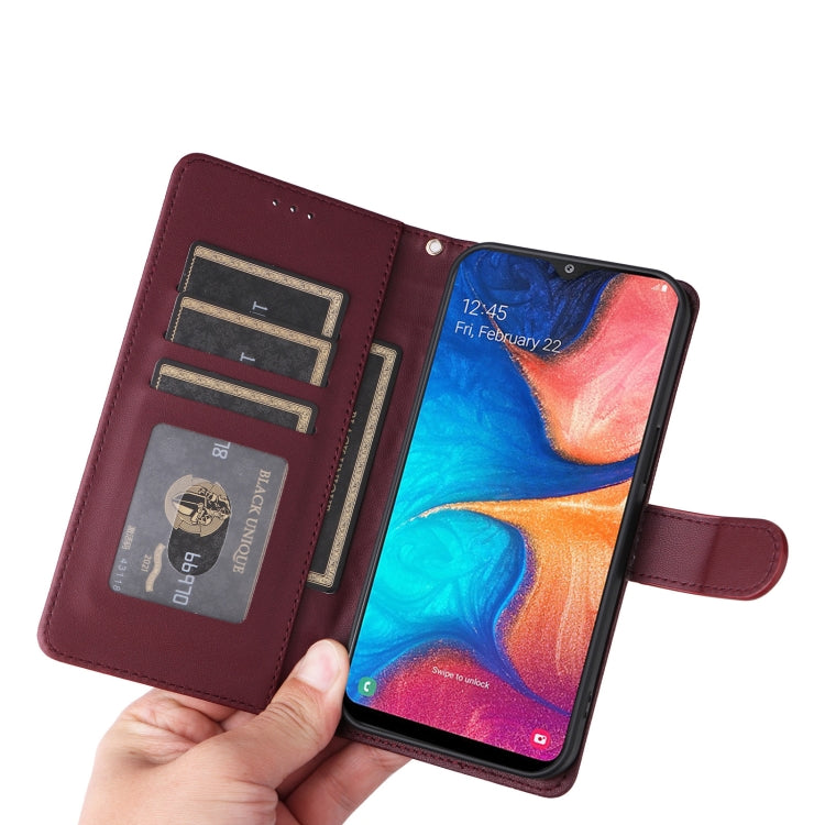 For Samsung Galaxy A20 / A30 Diamond Lattice Leather Flip Phone Case