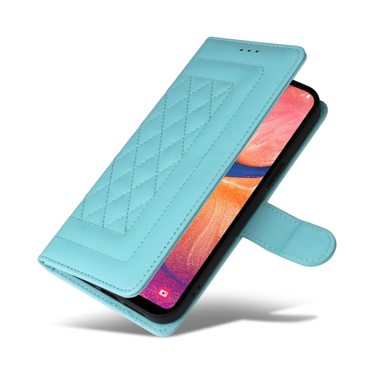 For Samsung Galaxy A20e Diamond Lattice Leather Flip Phone Case