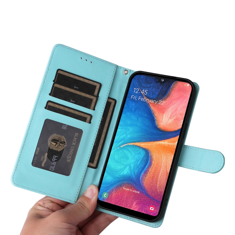 For Samsung Galaxy A20e Diamond Lattice Leather Flip Phone Case