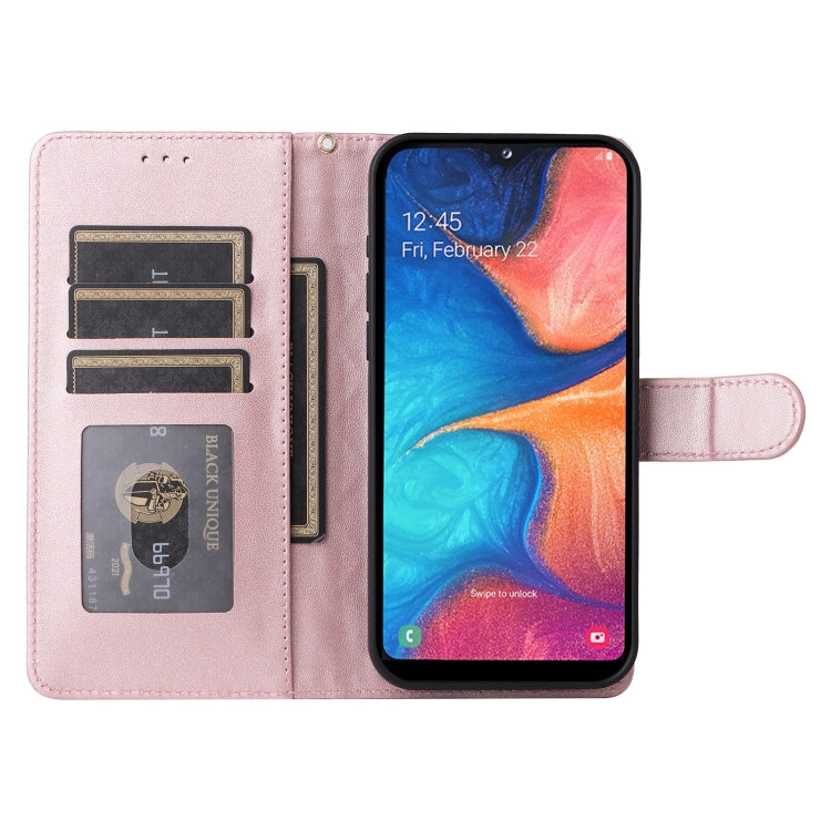For Samsung Galaxy A20e Diamond Lattice Leather Flip Phone Case