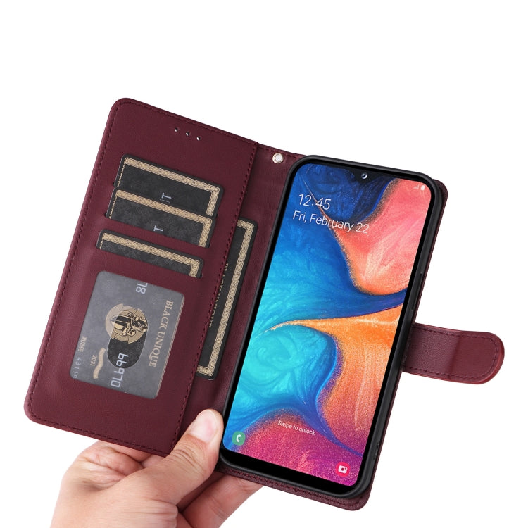 For Samsung Galaxy A20e Diamond Lattice Leather Flip Phone Case