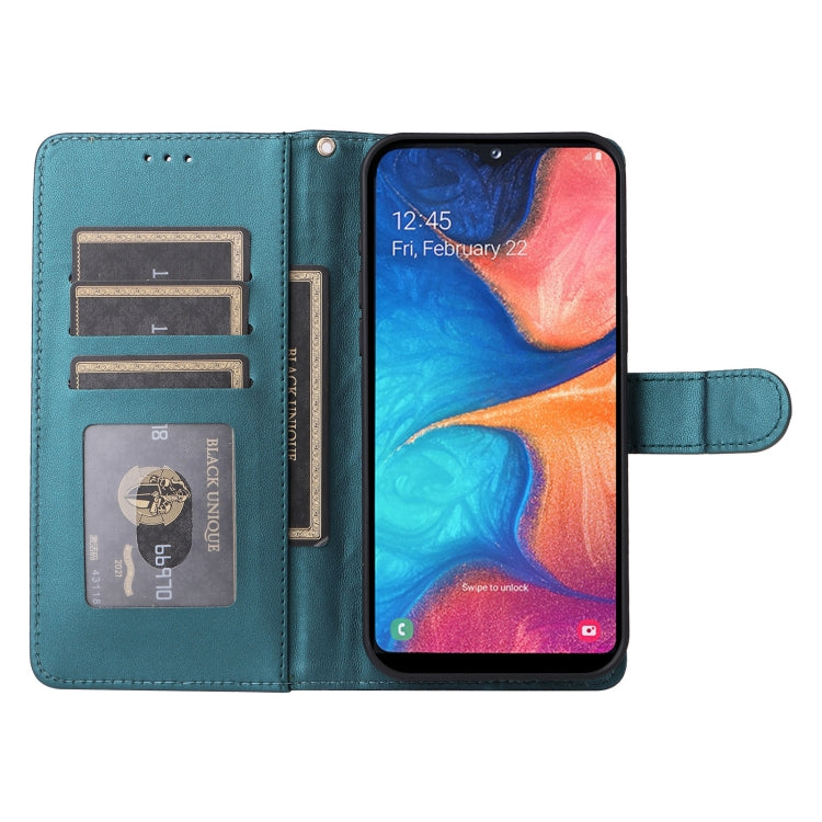 For Samsung Galaxy A20e Diamond Lattice Leather Flip Phone Case