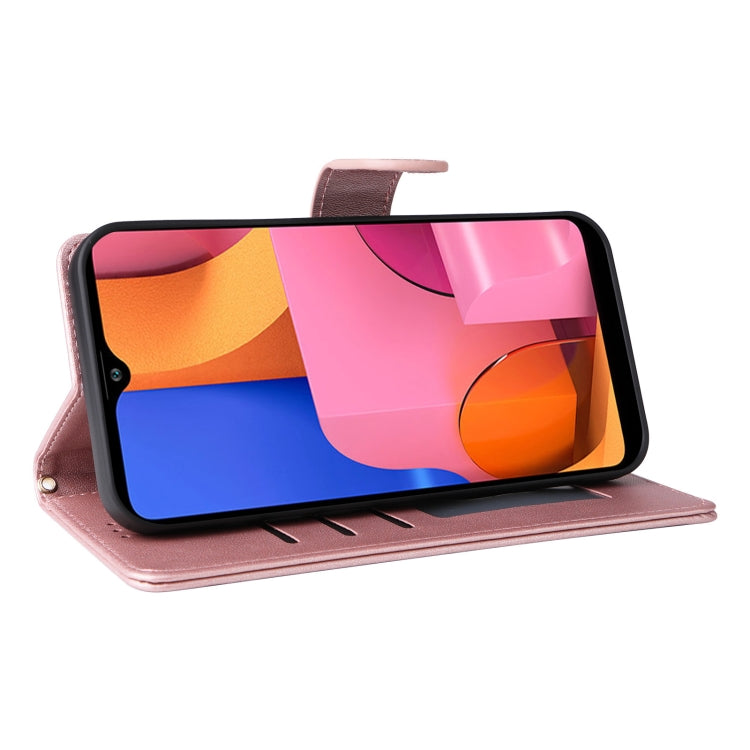 For Samsung Galaxy A20s Diamond Lattice Leather Flip Phone Case