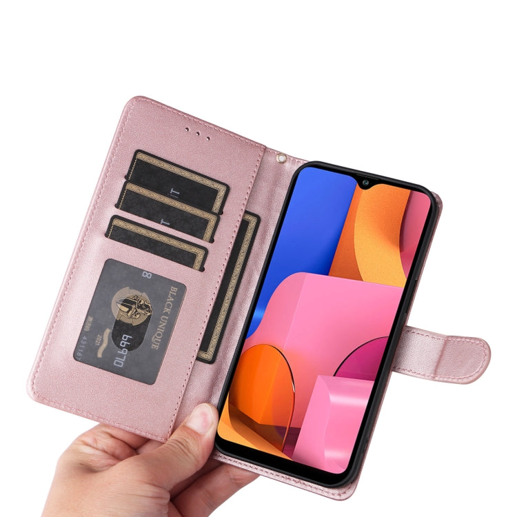 For Samsung Galaxy A20s Diamond Lattice Leather Flip Phone Case