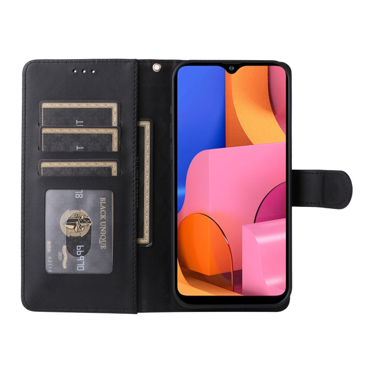 For Samsung Galaxy A20s Diamond Lattice Leather Flip Phone Case