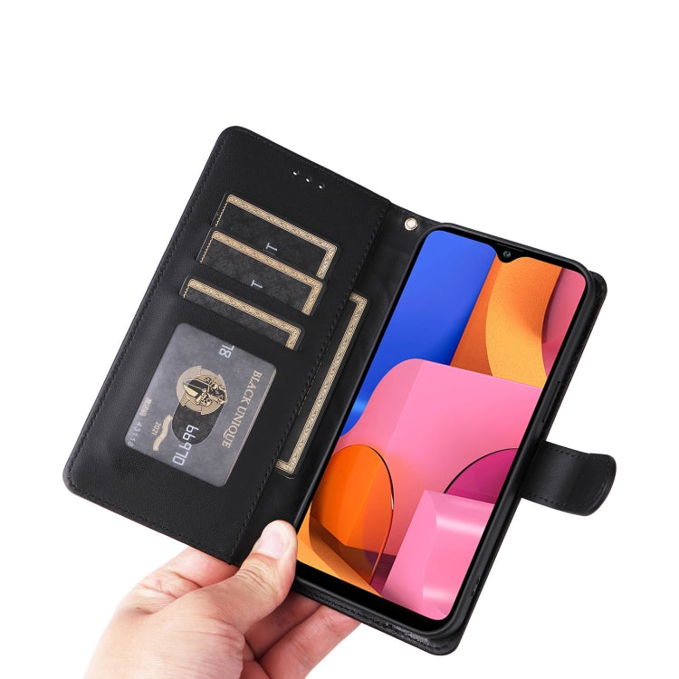 For Samsung Galaxy A20s Diamond Lattice Leather Flip Phone Case