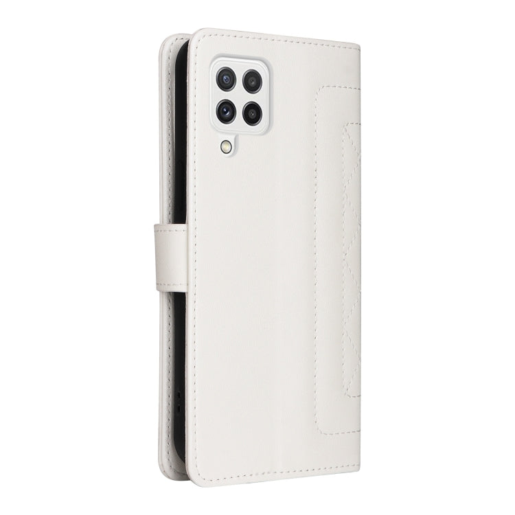 For Samsung Galaxy A22 4G Diamond Lattice Leather Flip Phone Case