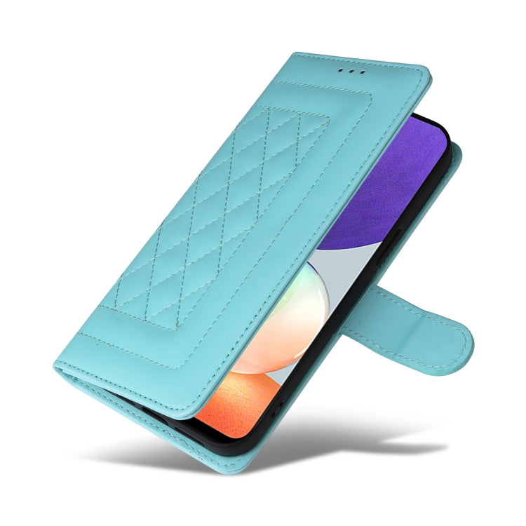 For Samsung Galaxy A22 4G Diamond Lattice Leather Flip Phone Case