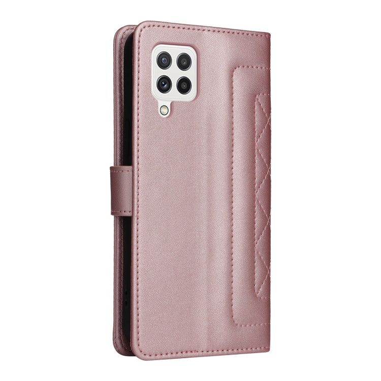 For Samsung Galaxy A22 4G Diamond Lattice Leather Flip Phone Case