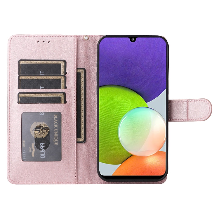 For Samsung Galaxy A22 4G Diamond Lattice Leather Flip Phone Case