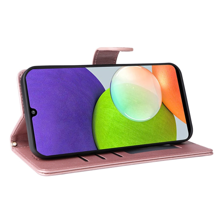 For Samsung Galaxy A22 4G Diamond Lattice Leather Flip Phone Case