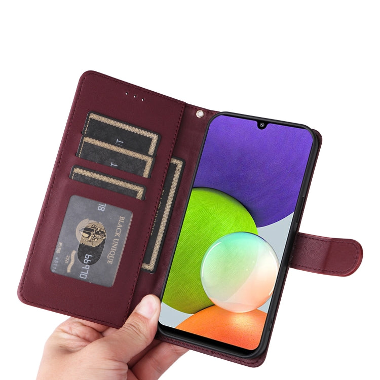 For Samsung Galaxy A22 4G Diamond Lattice Leather Flip Phone Case