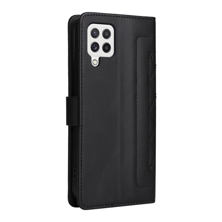 For Samsung Galaxy A22 4G Diamond Lattice Leather Flip Phone Case