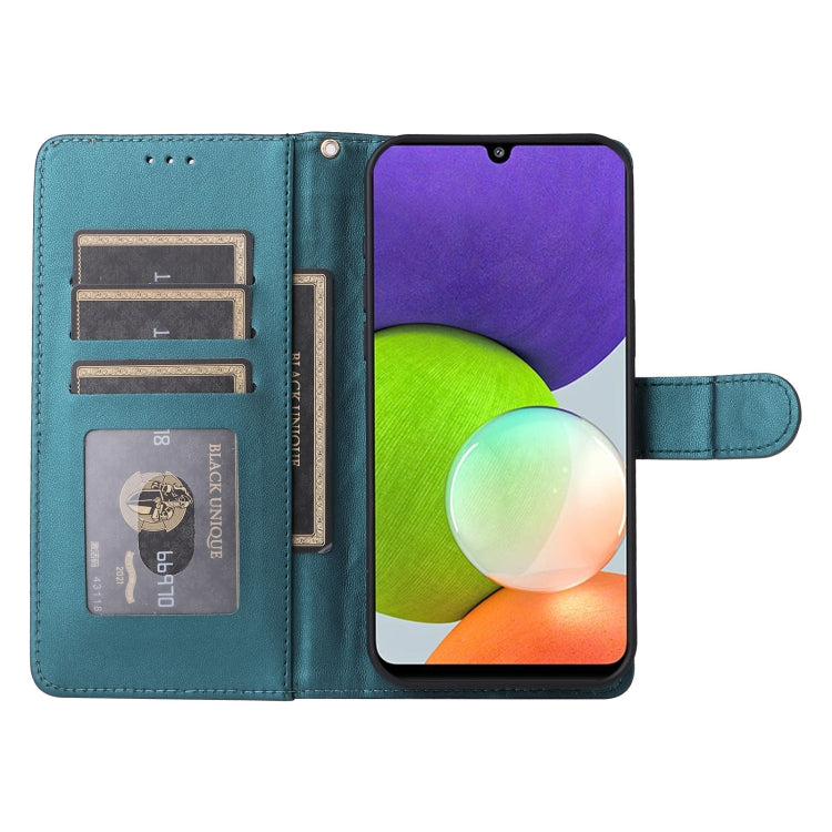 For Samsung Galaxy A22 4G Diamond Lattice Leather Flip Phone Case