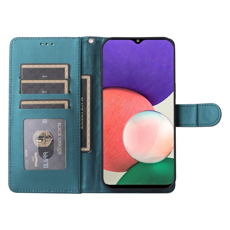 For Samsung Galaxy A22 5G Diamond Lattice Leather Flip Phone Case