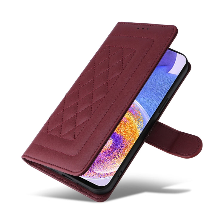 For Samsung Galaxy A23 5G / 4G Diamond Lattice Leather Flip Phone Case