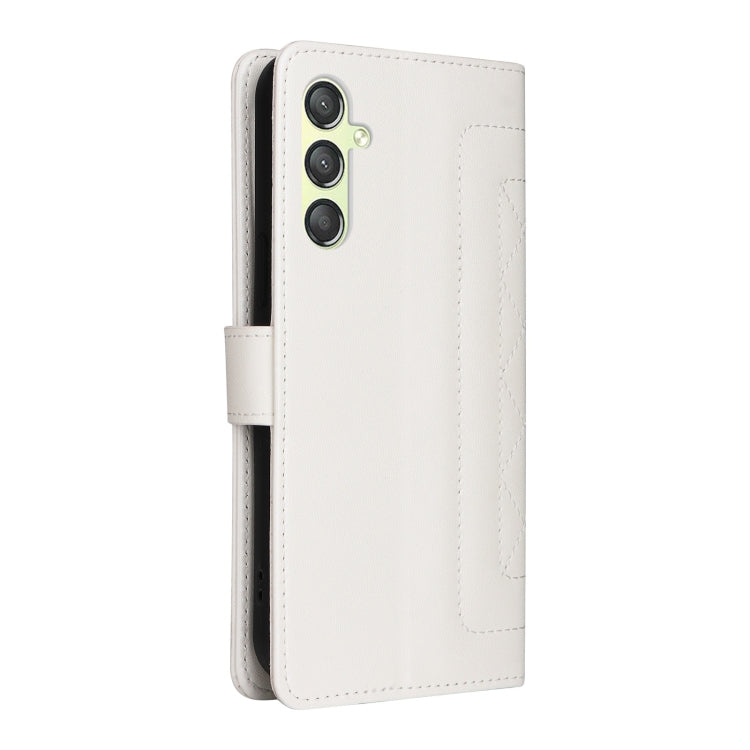 For Samsung Galaxy A24 4G Diamond Lattice Leather Flip Phone Case