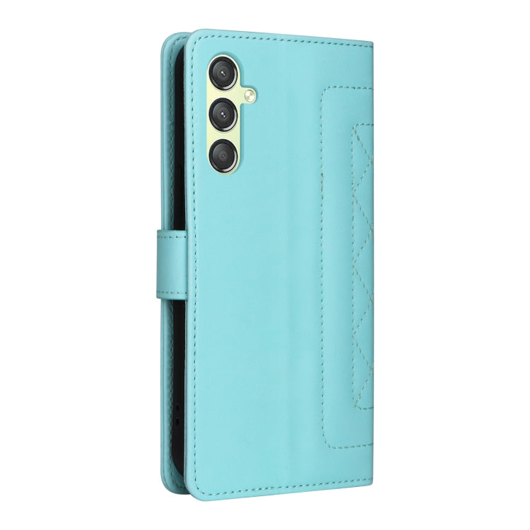 For Samsung Galaxy A24 4G Diamond Lattice Leather Flip Phone Case