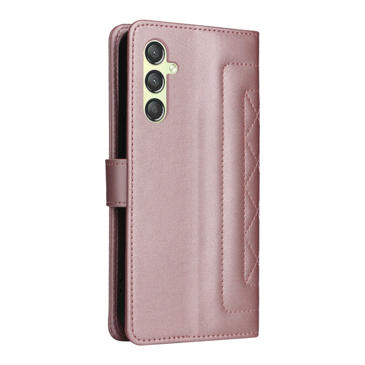 For Samsung Galaxy A24 4G Diamond Lattice Leather Flip Phone Case