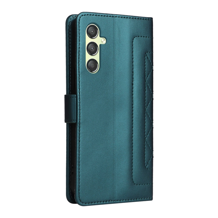 For Samsung Galaxy A24 4G Diamond Lattice Leather Flip Phone Case
