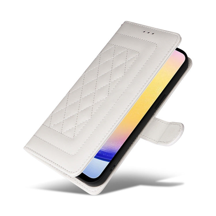 For Samsung Galaxy A25 5G Diamond Lattice Leather Flip Phone Case