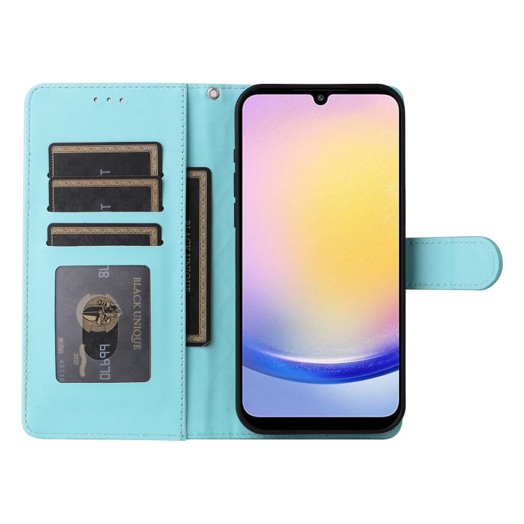 For Samsung Galaxy A25 5G Diamond Lattice Leather Flip Phone Case
