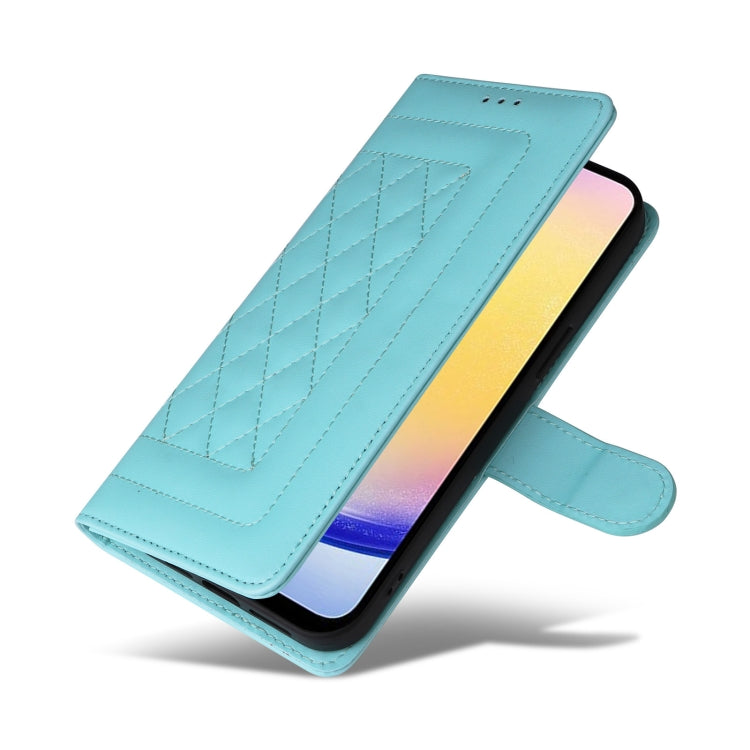 For Samsung Galaxy A25 5G Diamond Lattice Leather Flip Phone Case