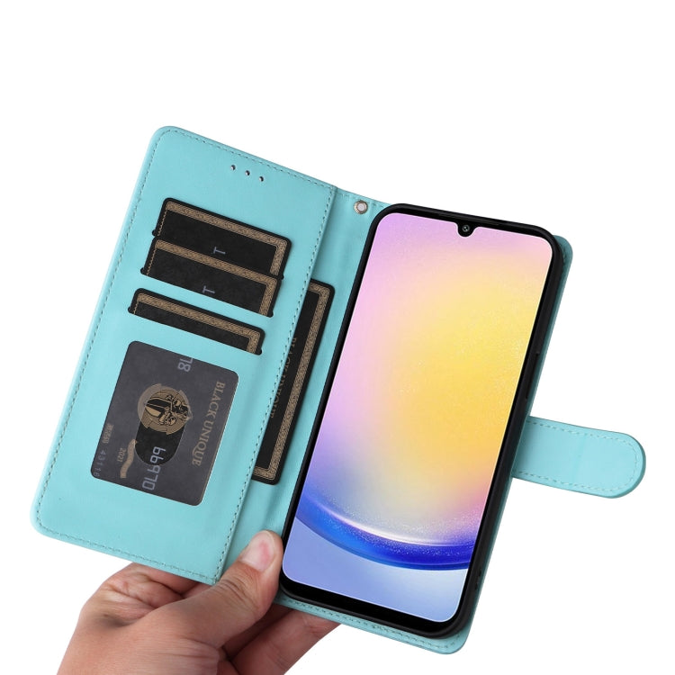 For Samsung Galaxy A25 5G Diamond Lattice Leather Flip Phone Case