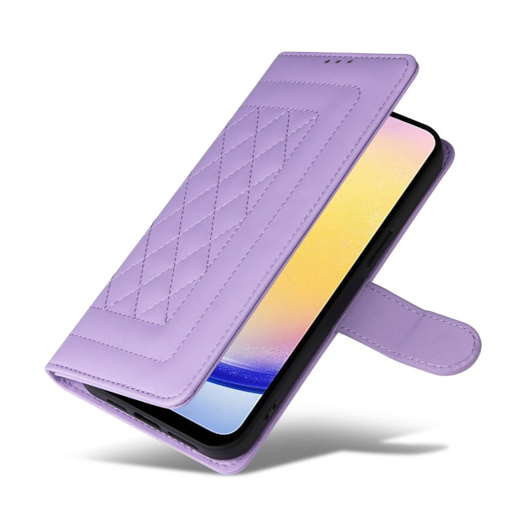 For Samsung Galaxy A25 5G Diamond Lattice Leather Flip Phone Case
