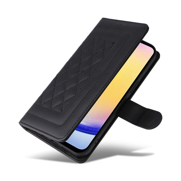 For Samsung Galaxy A25 5G Diamond Lattice Leather Flip Phone Case