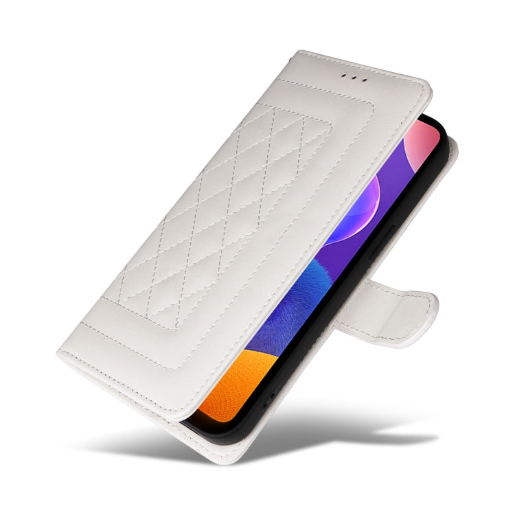 For Samsung Galaxy A31 EU Version Diamond Lattice Leather Flip Phone Case