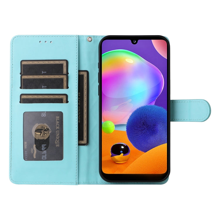 For Samsung Galaxy A31 EU Version Diamond Lattice Leather Flip Phone Case