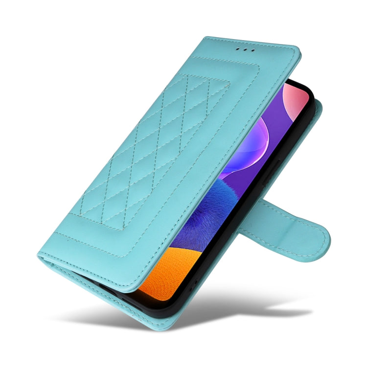 For Samsung Galaxy A31 EU Version Diamond Lattice Leather Flip Phone Case