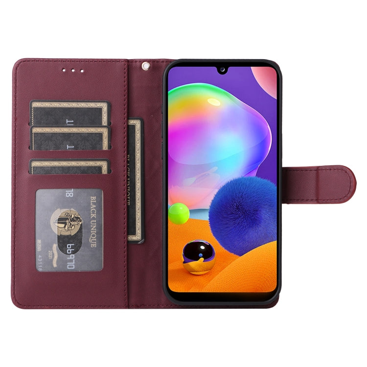 For Samsung Galaxy A31 EU Version Diamond Lattice Leather Flip Phone Case