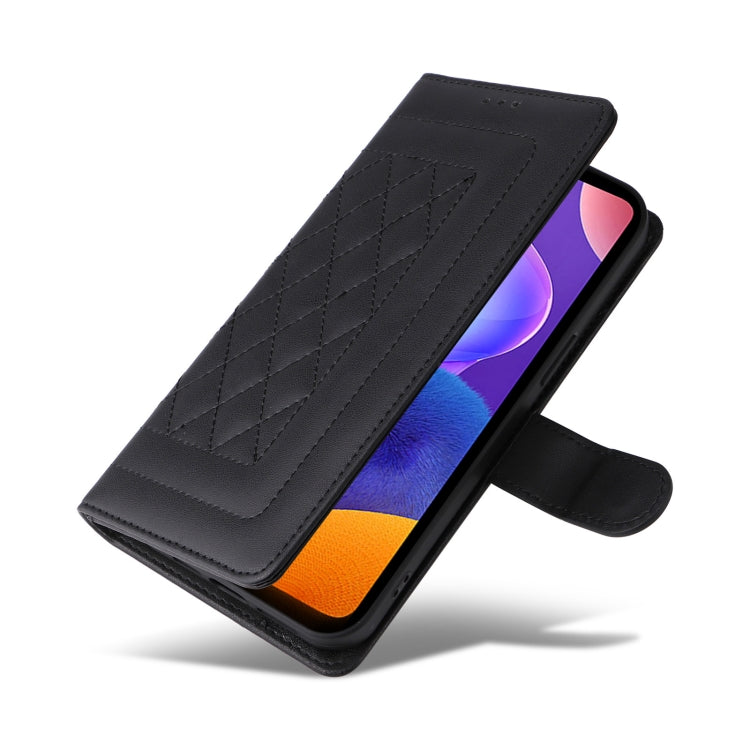 For Samsung Galaxy A31 EU Version Diamond Lattice Leather Flip Phone Case