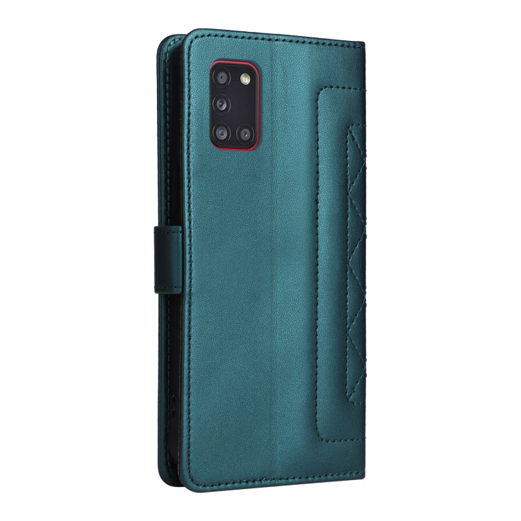 For Samsung Galaxy A31 EU Version Diamond Lattice Leather Flip Phone Case
