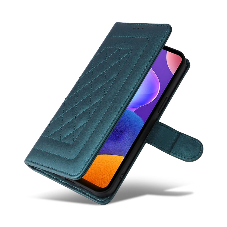 For Samsung Galaxy A31 EU Version Diamond Lattice Leather Flip Phone Case
